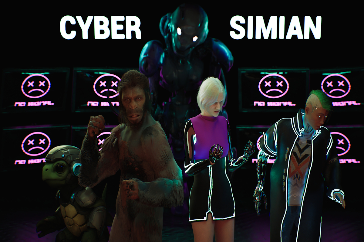 Arte de Cybersimian: Trials